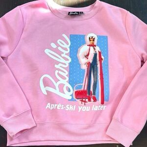 NWT BARBIE Santa SWEATSHIRT Size Large